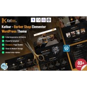 Katbar - Barber Elementor WordPress Theme