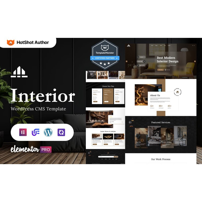 The Interiar - Interior Design And Furniture WordPress Elementor Theme