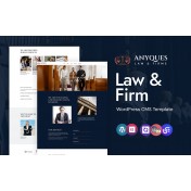 Anyques - Law Firm And Lawyer WordPress Elementor Theme