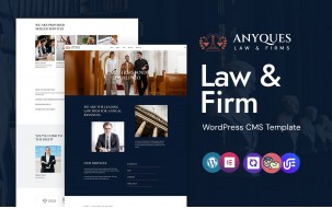Anyques - Law Firm And Lawyer WordPress Elementor Theme
