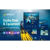 Scubdive - Scuba Diving and Equipment Multipurpose WordPress Elementor Theme