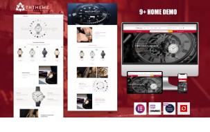 TopWatch &ndash; Watch Store & Repair Services Elementor WordPress Theme