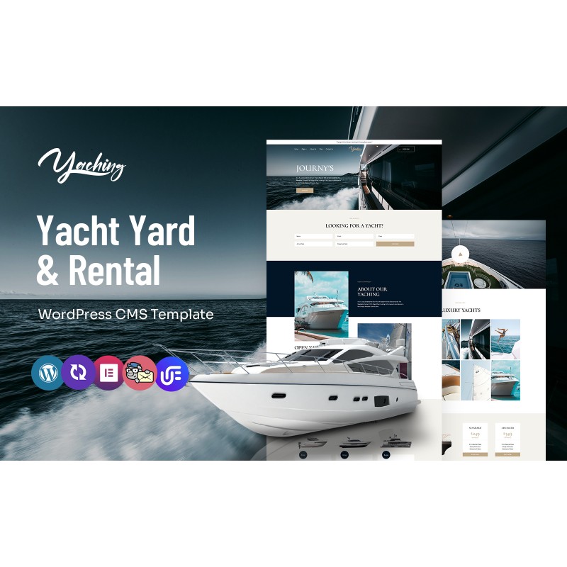 Yaching - Yacht Yard And Rental Multipurpose WordPress Elementor Theme