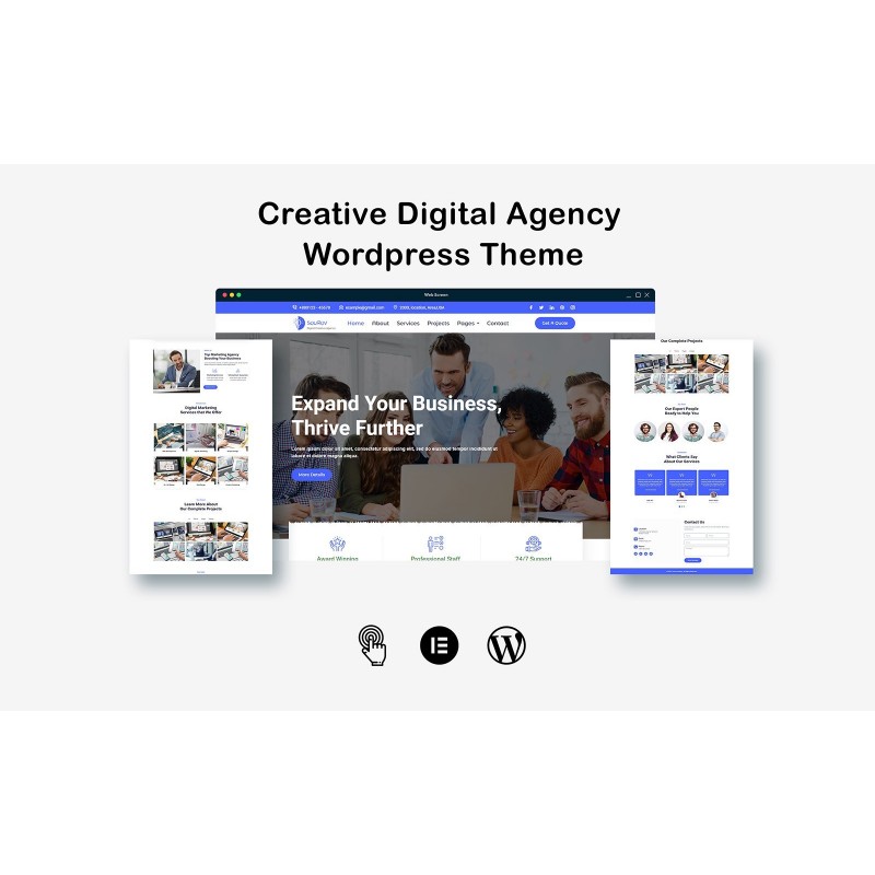 Creative Business Digital Sagency Wordpress Theme
