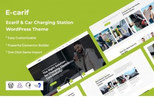 Ecarif - Car Charging Station WordPress Theme