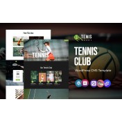Tenis - Badminton Club And Couch WordPress Elementor Theme