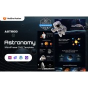 Astrod - Astronomy Wordpress Elementor Theme