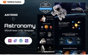 Astrod - Astronomy Wordpress Elementor Theme