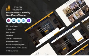 Tavern - Hotel & Resort Booking Multi-Purpose WordPress Theme