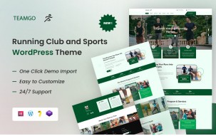 Teamgo &ndash; Running Club & Fitness WordPress Theme