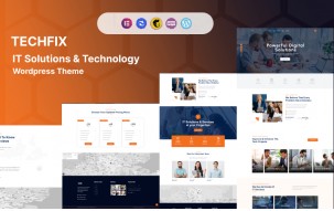 Techfix - IT Solutions & Technology Wordpress Theme