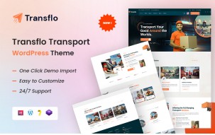 Transflo &ndash; Transportation, Logistics & Moving Company WordPress Theme