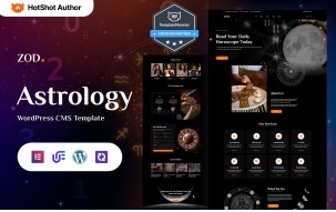 Zodiec - Astrology And Horoscope WordPress Elementor Theme