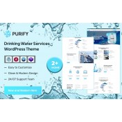 Purify - Drinking Water and Delivery Services WordPress Theme