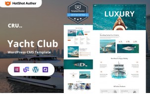 Crusse - Yacht Club WordPress Elementor Theme