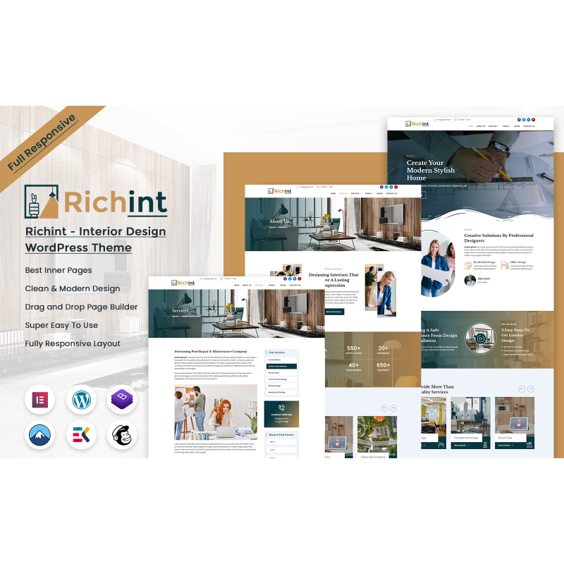 Richint - Interior Design WordPress Theme