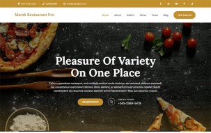 Marsh Restaurant Pro - Elementor based Restaurant WordPress Theme