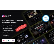 Bnix - Business Consulting WordPress Theme