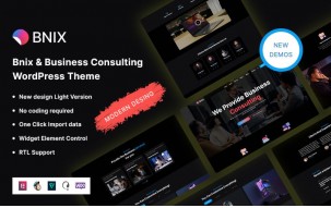 Bnix - Business Consulting WordPress Theme