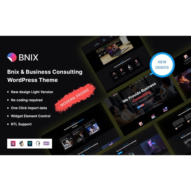 Bnix - Business Consulting WordPress Theme