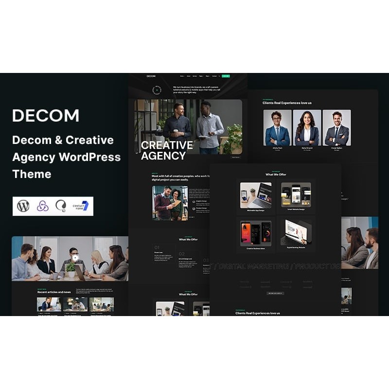 Decom - Creative Agency WordPress Theme