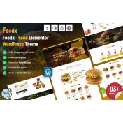 Foodx - Food Elementor WordPress Theme