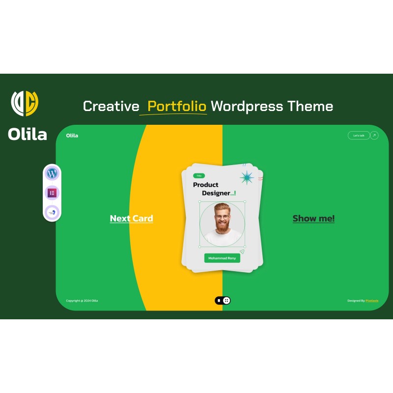 Olila &ndash; Creative personal Portfolio WordPress Theme