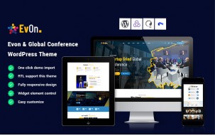 Evon - Global Conference WordPress Theme