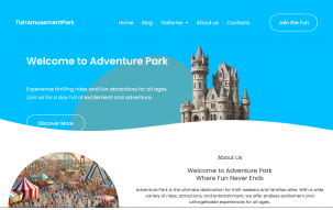 TishAmusementPark - Amusement Park WordPress Theme