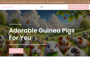 TishGuineaPigs - Guinea Pigs WordPress Theme