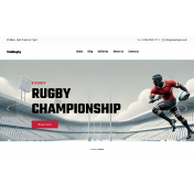 TishRugby - Rugby WordPress Theme