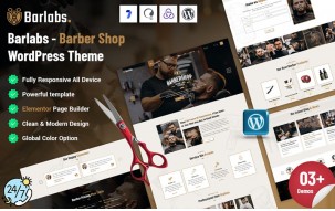 Barlabs - Barber Shop WordPress Theme