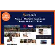 Wanom - NonProfit Fundraising Charity WordPress Theme