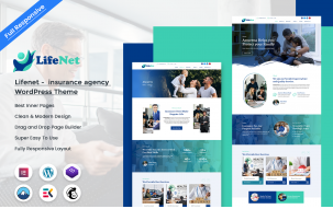 Lifenet - insurance agency Wordpress Theme