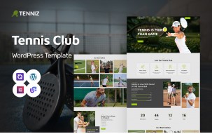 Tennis - Tennis And Sports Club WordPress Elementor Theme