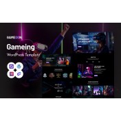Gameoon - Online Game WordPress Elementor Theme