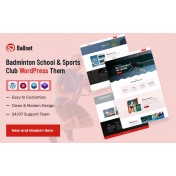 Ballset &ndash; Badminton School & Sports Club WordPress Theme