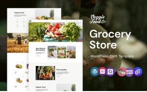 Veggiefood - Vegetable and Grocery Store WordPress Elementor Theme