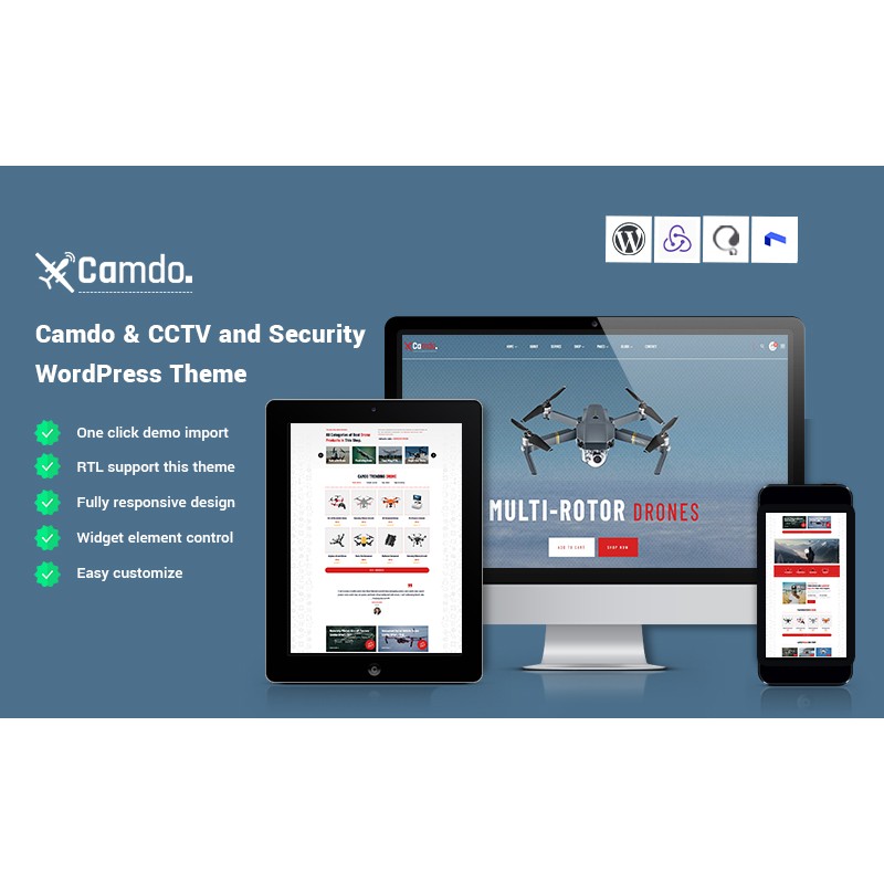 Camdo - CCTV and Security WordPress Theme