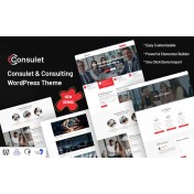 Consulet - Consulting WordPress Theme