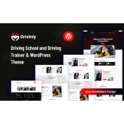 Drivinly &ndash; Driving Car School and Driving Trainer WordPress Theme