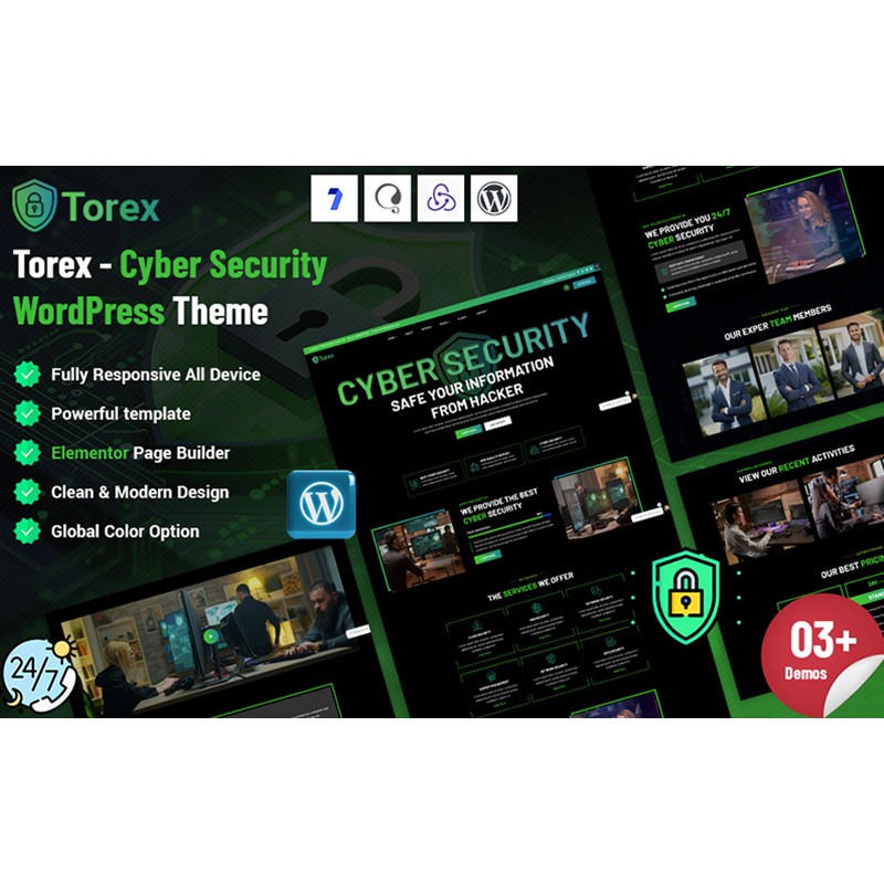Torex - Cyber Security WordPress Theme