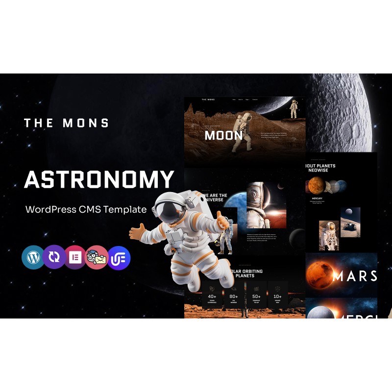 The mons - Astronomy Multipurpose WordPress Elementor Theme