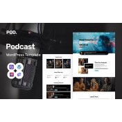 Podwave - Podcast And FM Radio Multipurpose WordPress Elementor Theme