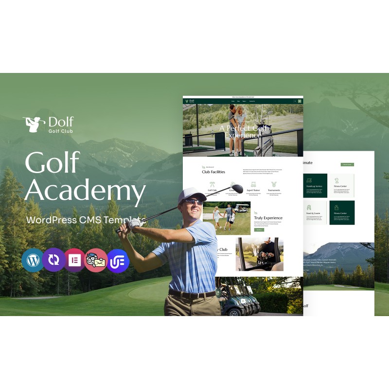 Dolf - Golf Academy Multipurpose WordPress Elementor Theme