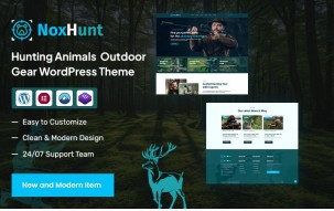 Hunting Animals Outdoor Gear WordPress Theme