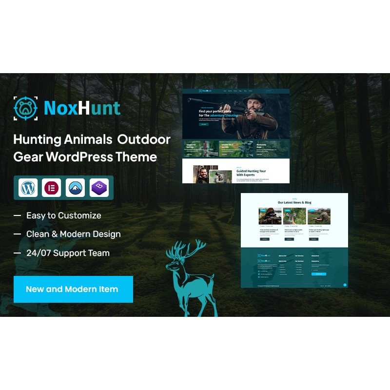 Hunting Animals Outdoor Gear WordPress Theme