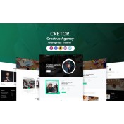 Cretor - Creative Agency & Portfolio WordPress Theme