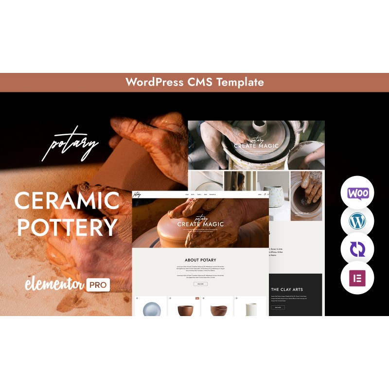 Potary - Ceramic And Pottery Multipurpose Responsive WordPress Theme