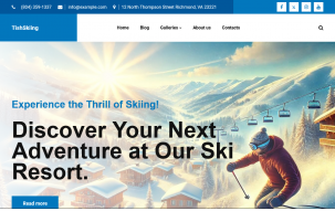 TishSkiing - Skier and Ski Resort WordPress Theme